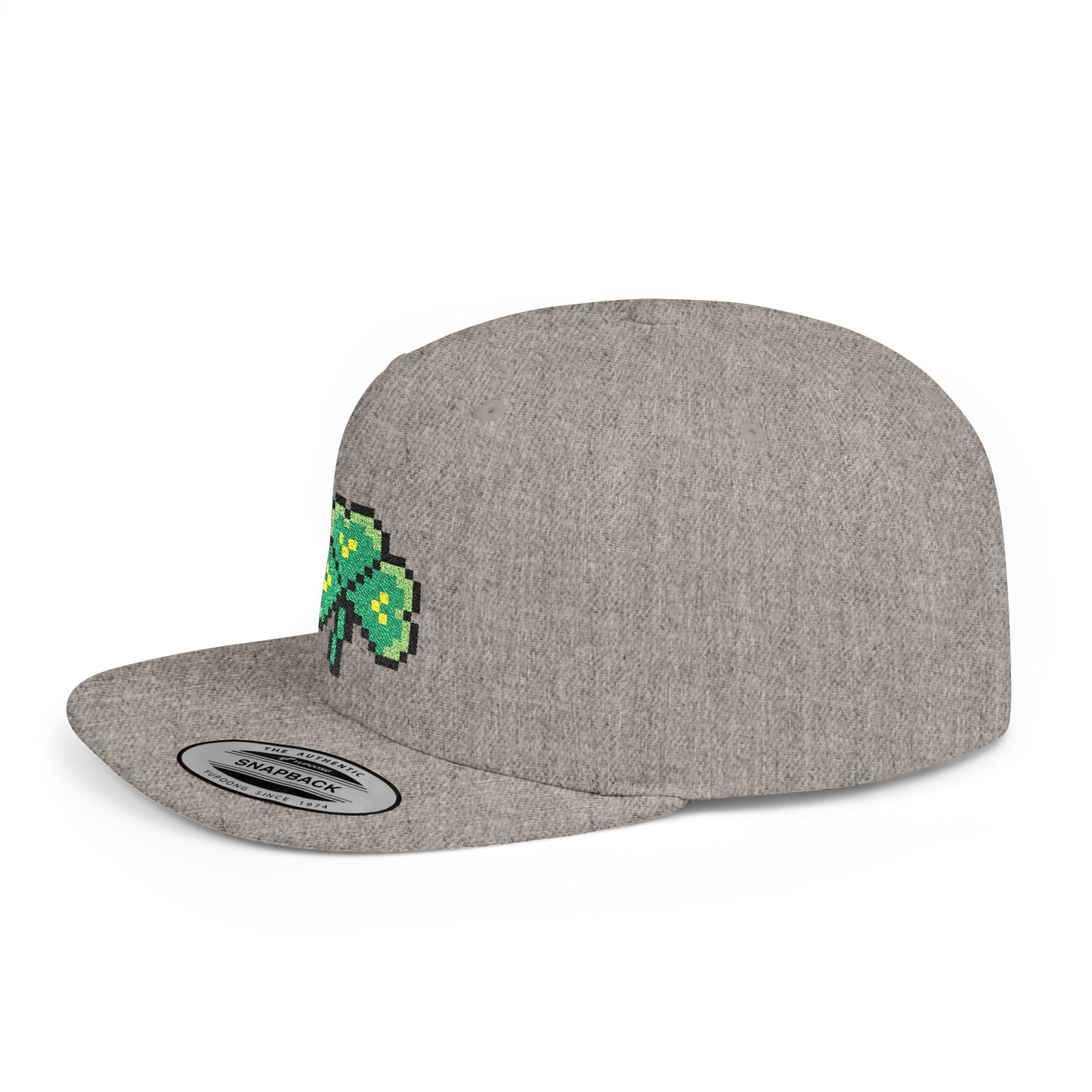 Pixel Shamrock Snapback