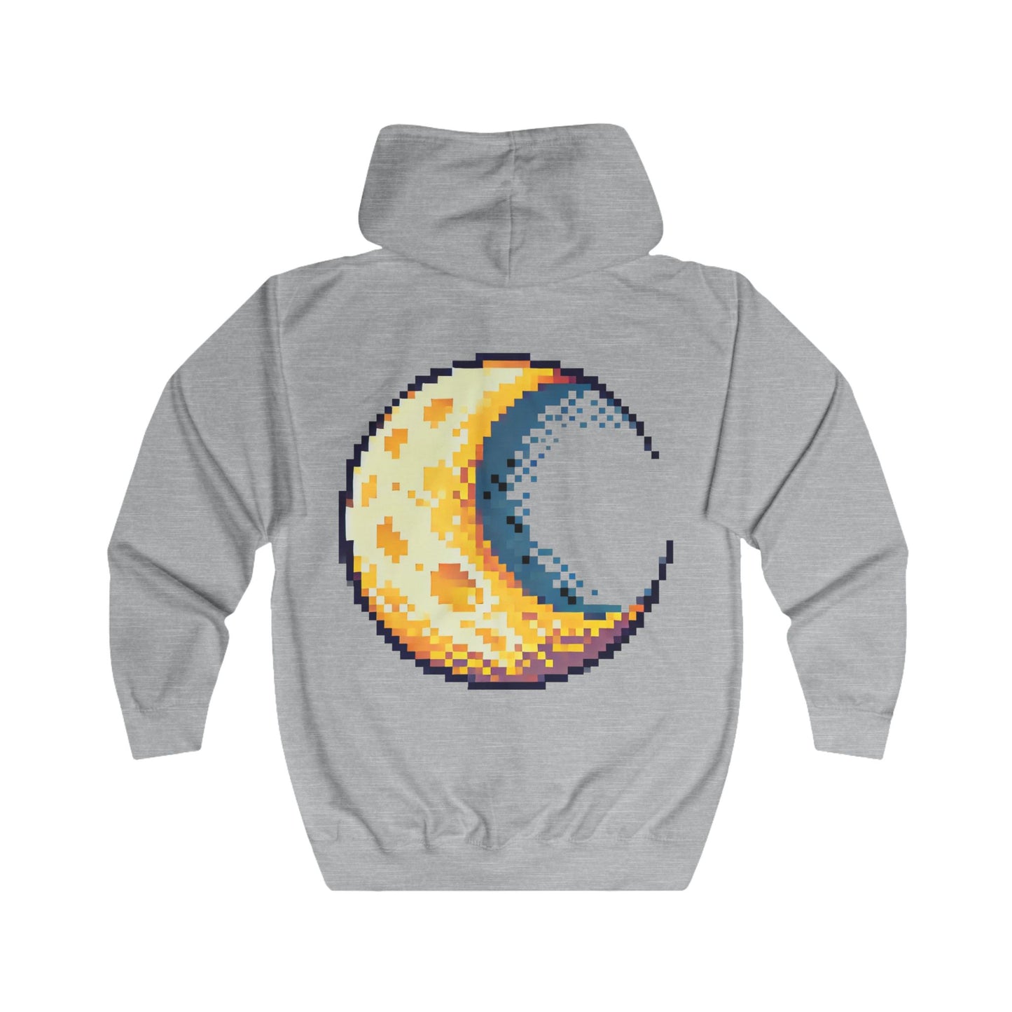 Moongod Loose Fit Zip Hoodie