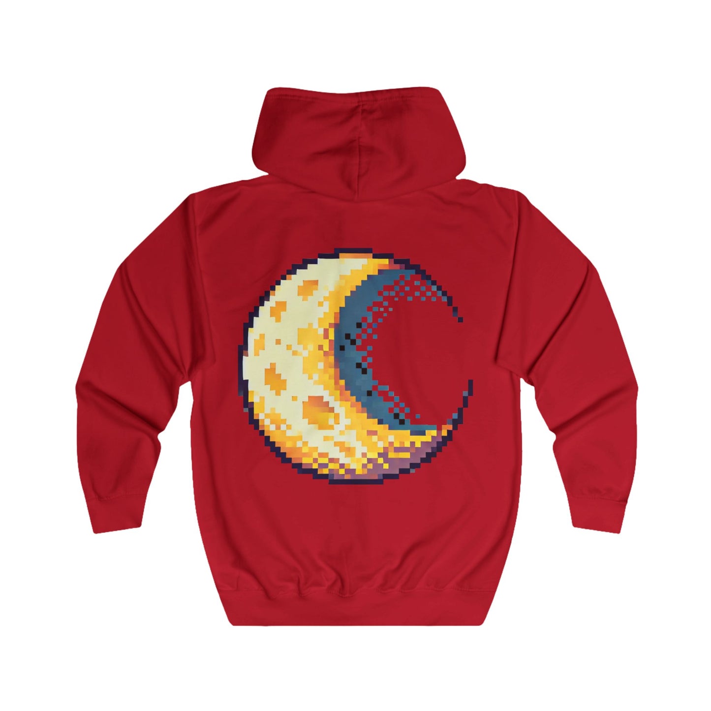 Moongod Loose Fit Zip Hoodie