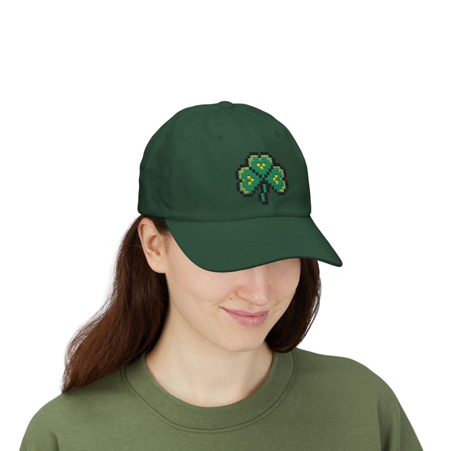 Pixel Shamrock Cap
