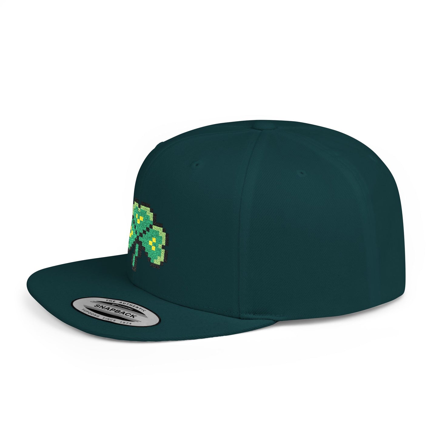 Pixel Shamrock Snapback