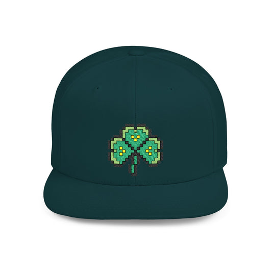 Pixel Shamrock Snapback