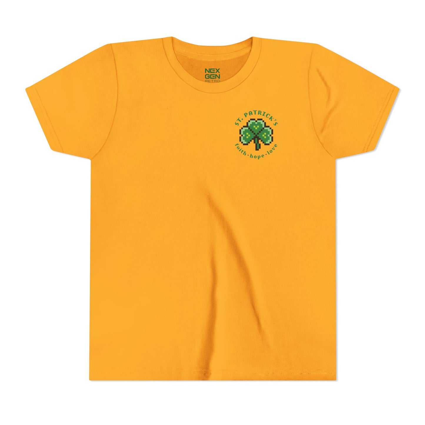 Pixel Shamrock Youth T-Shirt