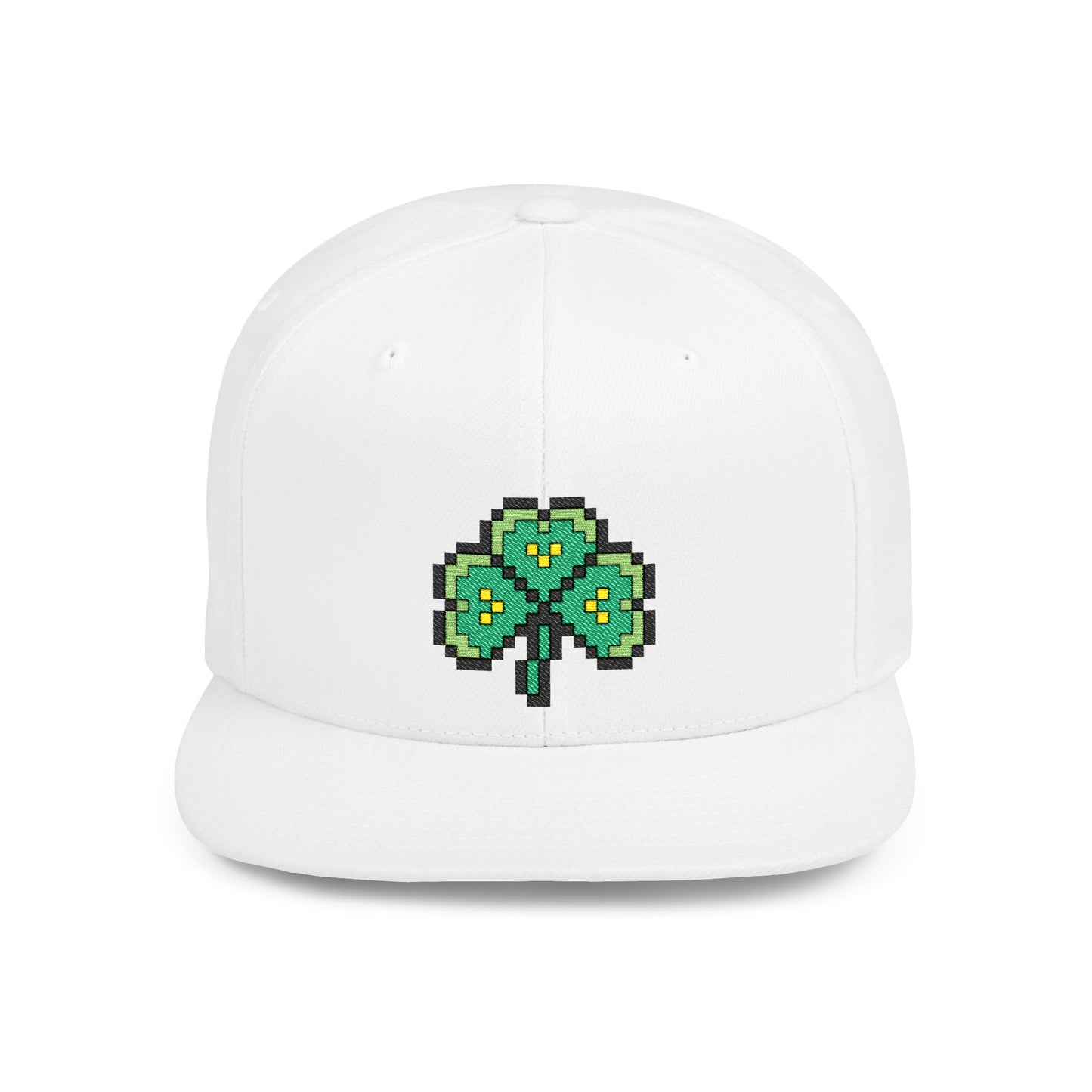Pixel Shamrock Snapback