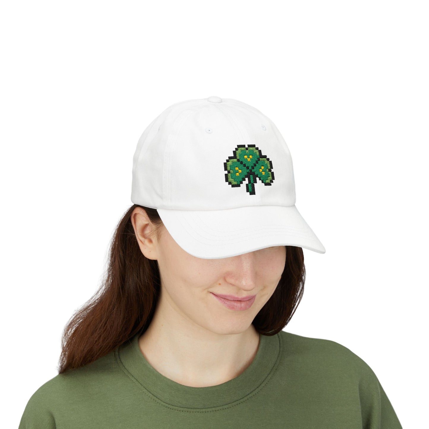 Pixel Shamrock Cap