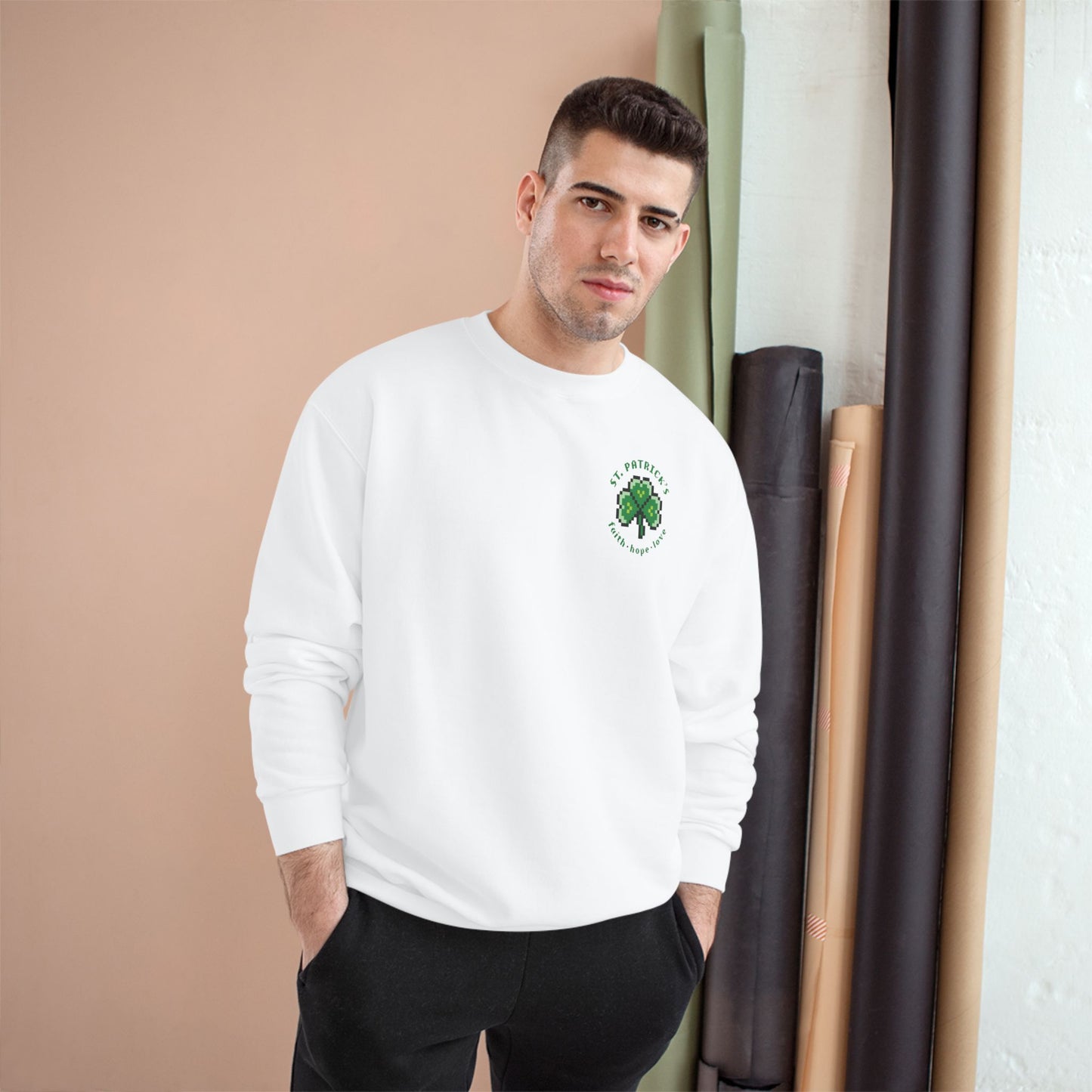 Pixel Shamrock Sweatshirt