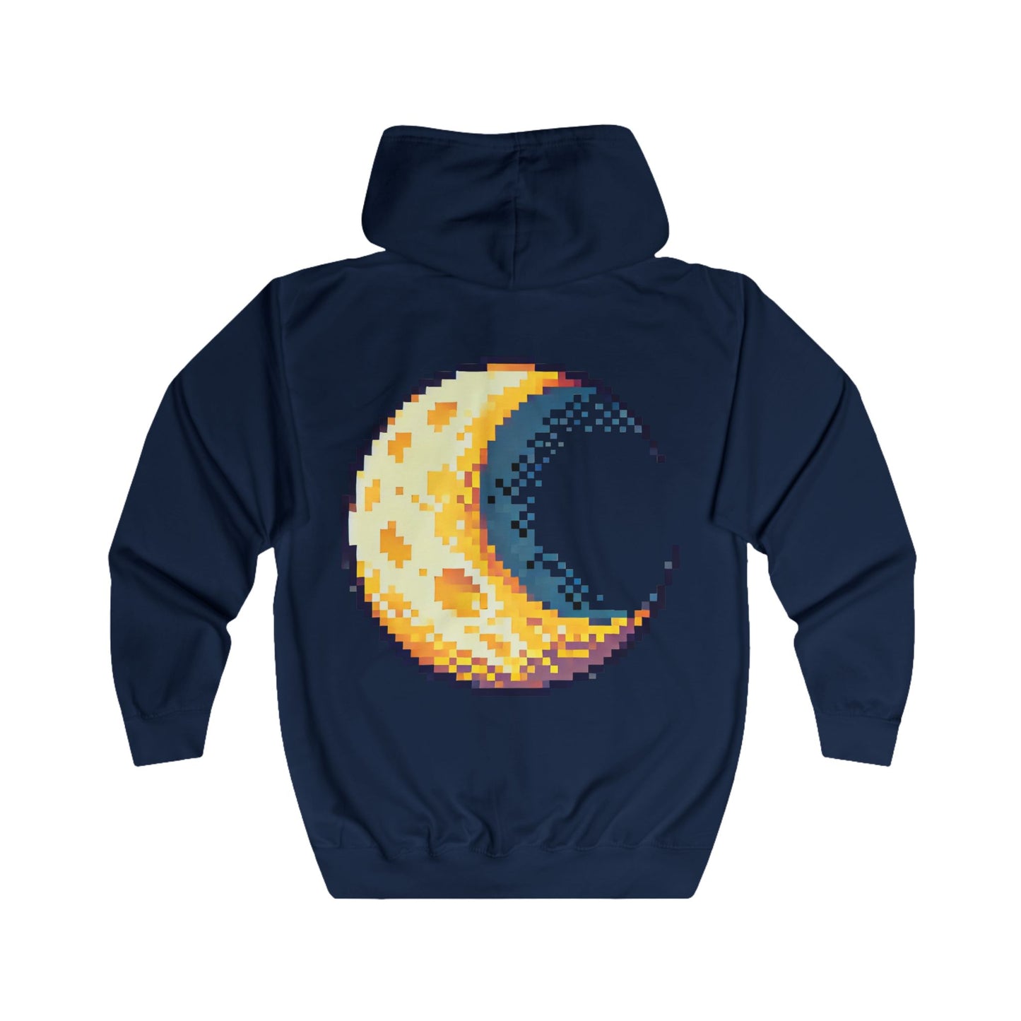 Moongod Loose Fit Zip Hoodie