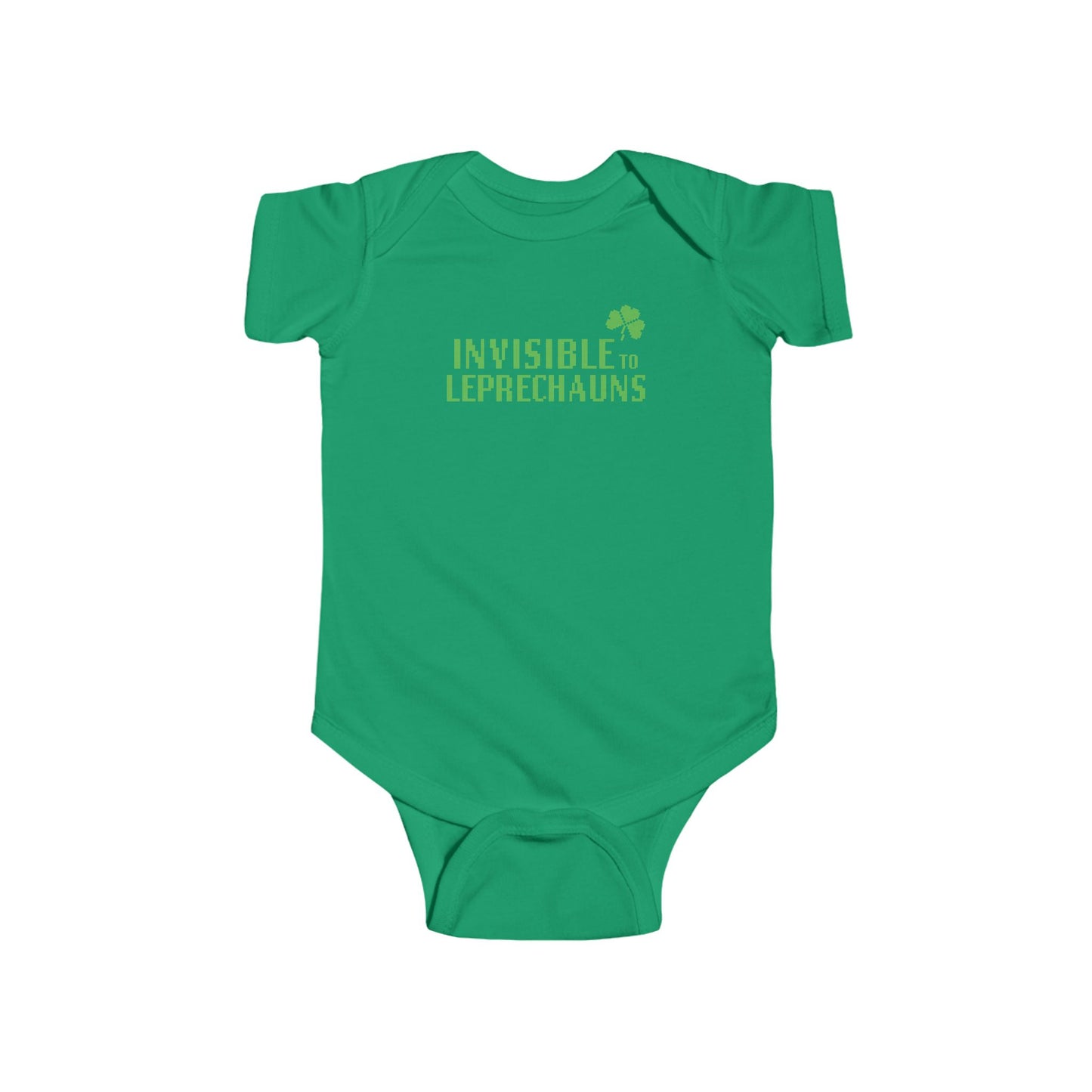 Invisible to Leprechauns Baby Bodysuit