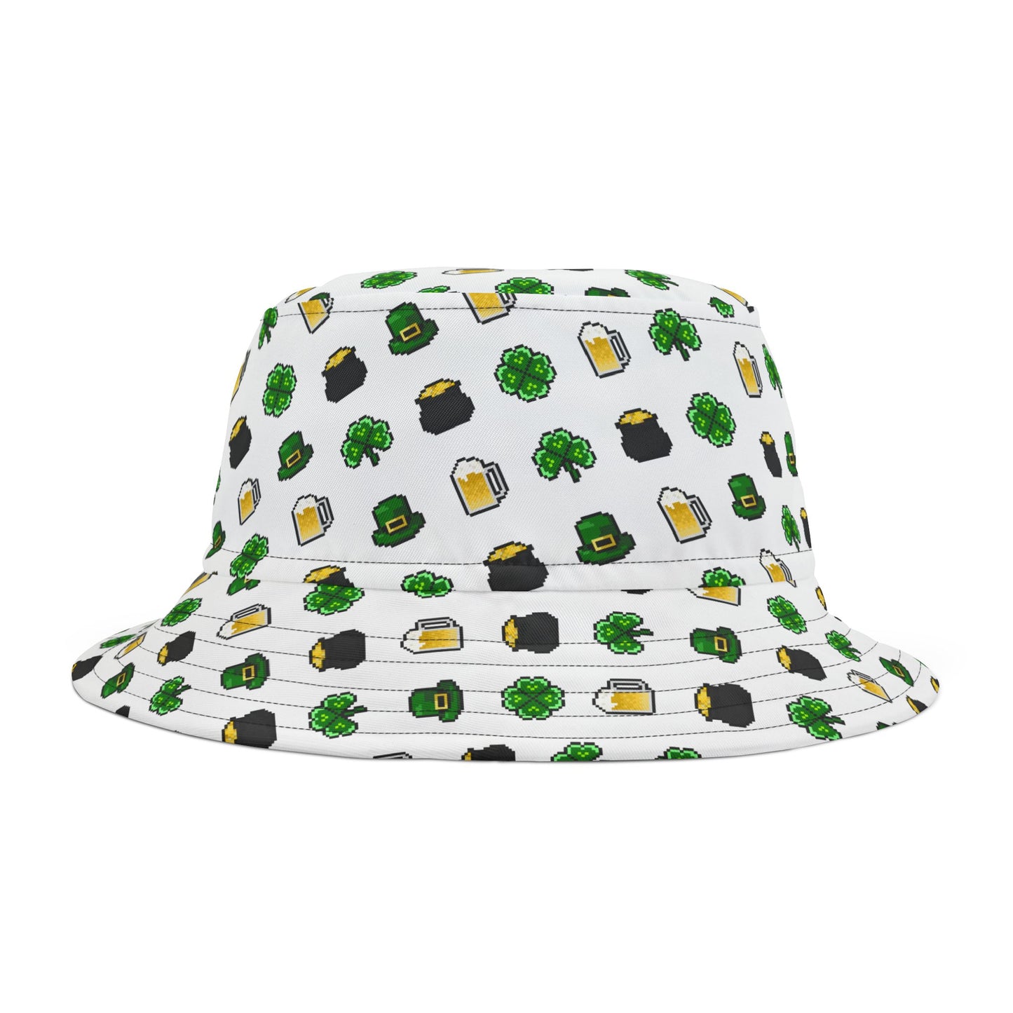 Lucky Charms Bucket Hat – White