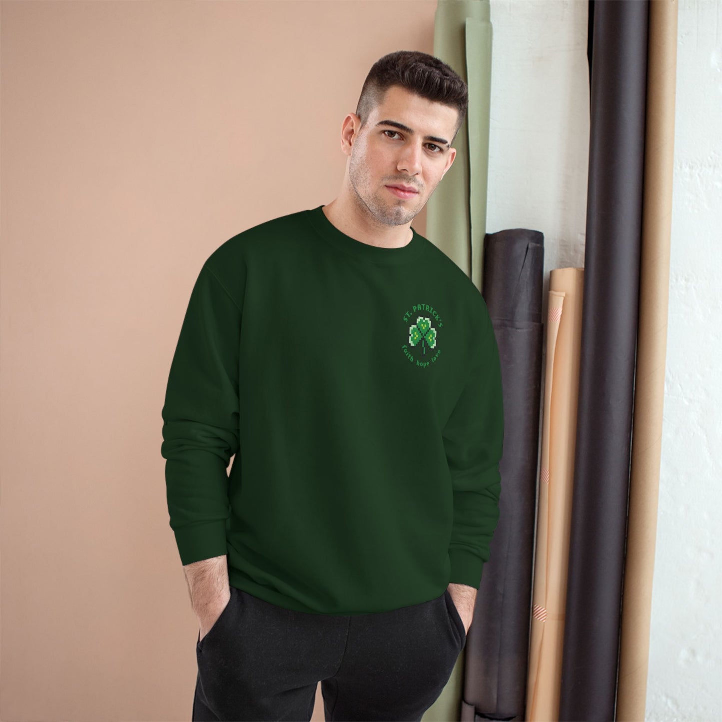 Pixel Shamrock Sweatshirt