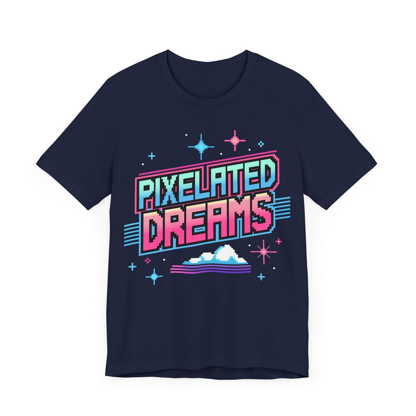 Pixelated Dreams Retro Arcade Classic Fit T-Shirt