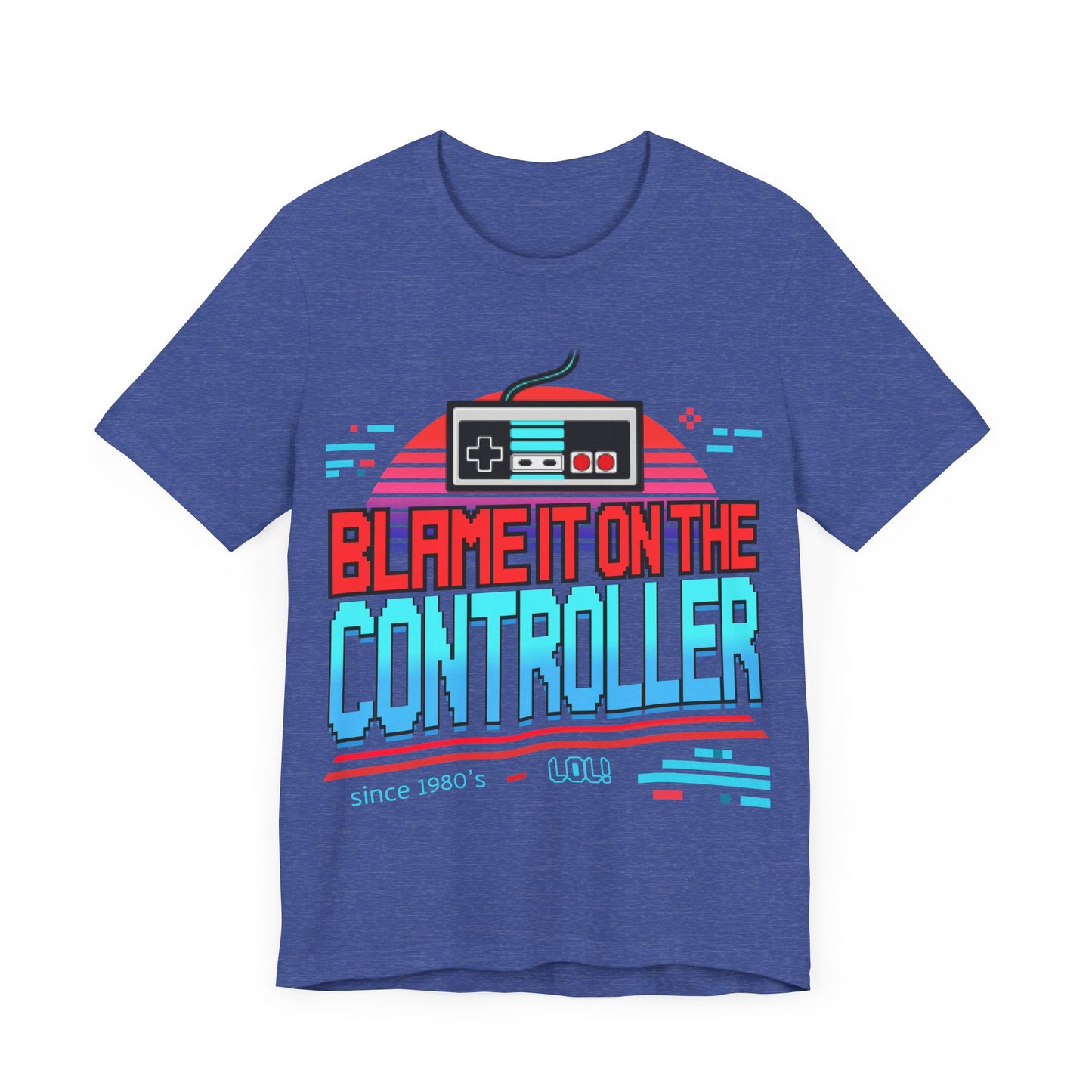 Blame It On The Controller Retro Arcade Classic Fit T-Shirt