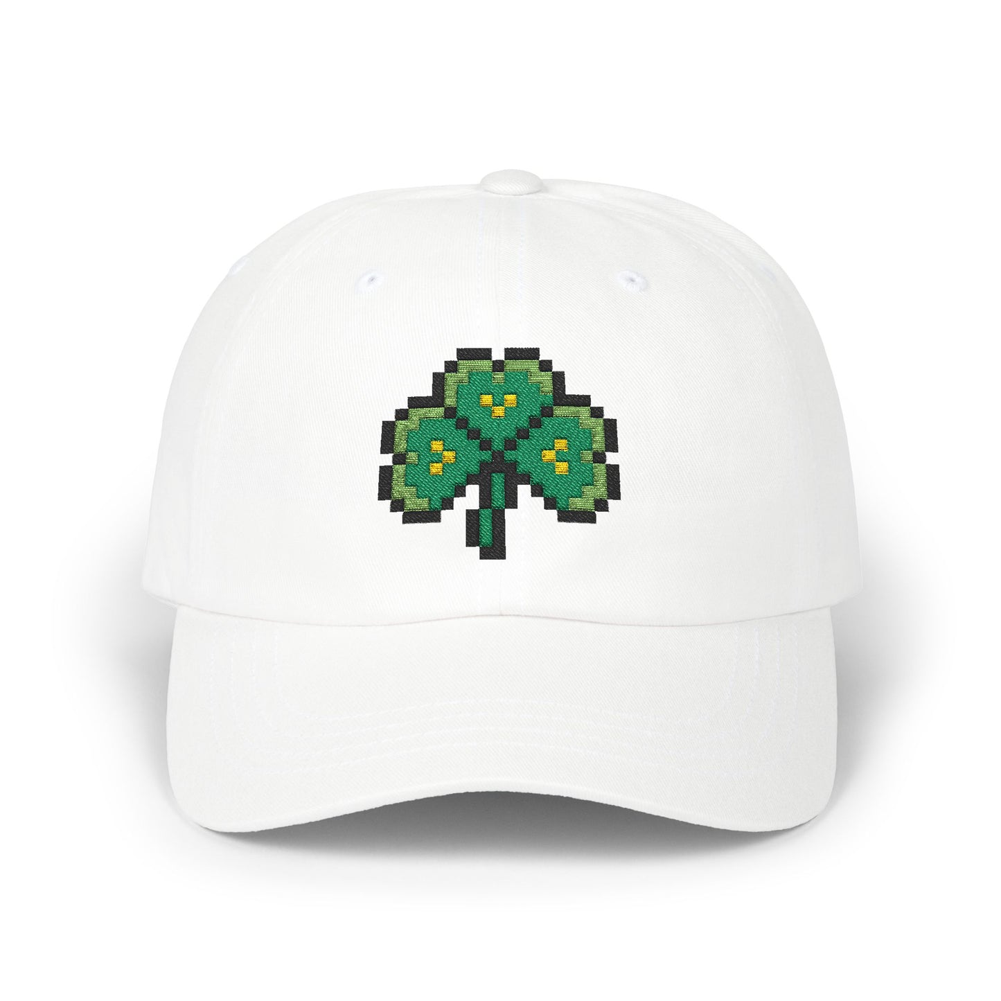 Pixel Shamrock Cap