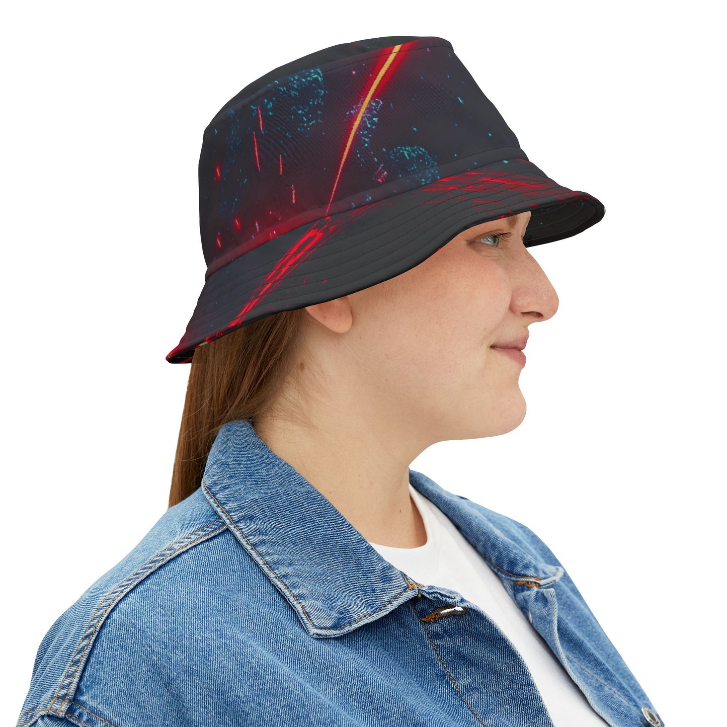 Laser Strike Retro Arcade Bucket Hat