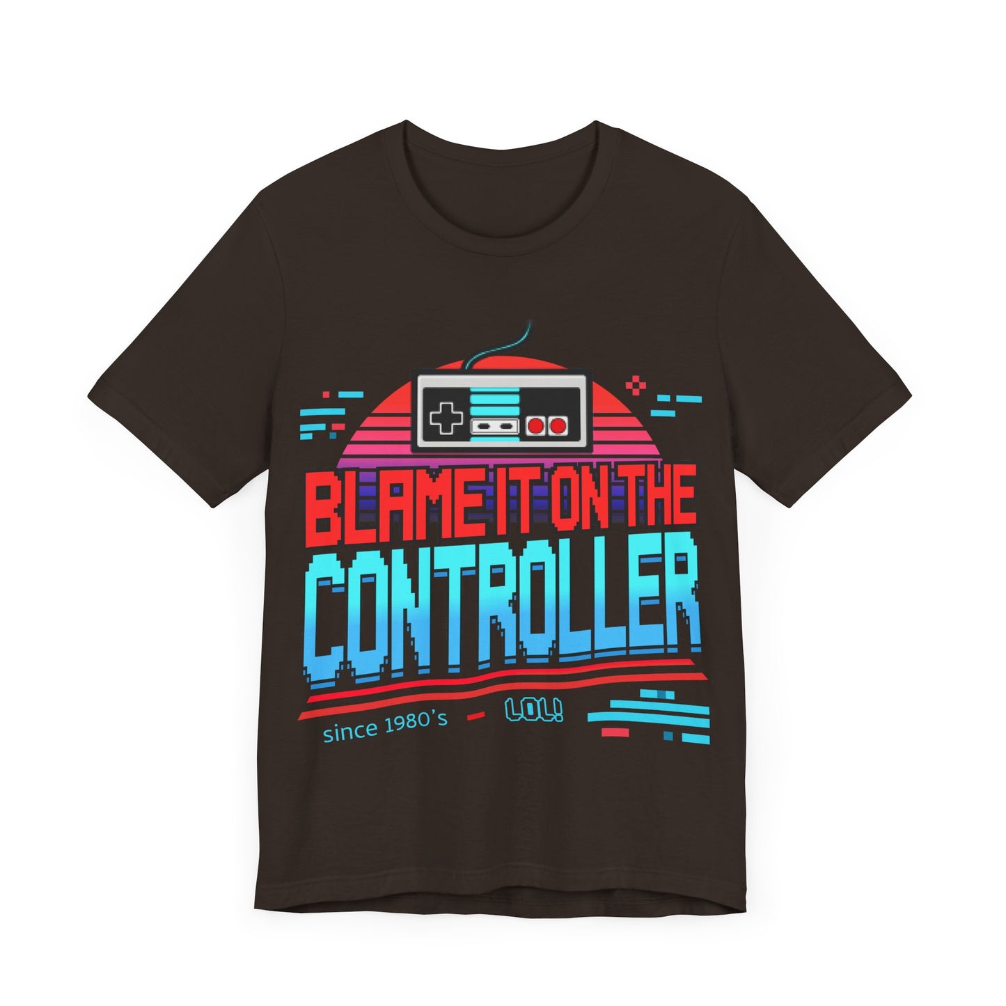 Blame It On The Controller Retro Arcade Classic Fit T-Shirt